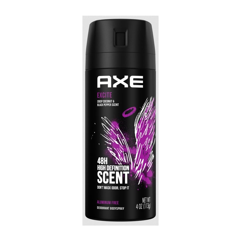 AXE by Unilever EXCITE DEODORANT BODY SPRAY 5 OZ for Men - Bellso